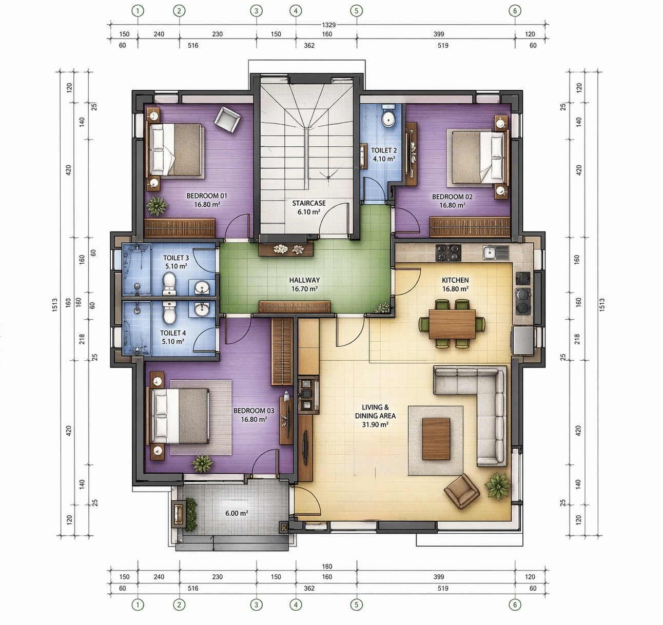 Продава 4-СТАЕН, гр. София, Бояна, снимка 2 - Апартаменти - 54213142