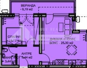 De vânzare  1 dormitor Plovdiv , Ostromila , 76 mp | 68738210 - imagine [2]