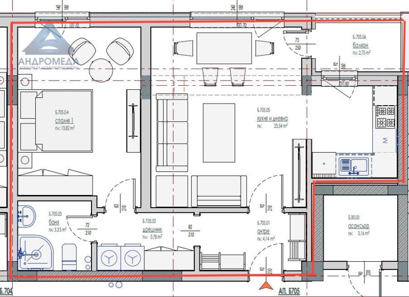 À vendre  1 chambre Pleven , Chirok tsentar , 75 m² | 26813621 - image [4]