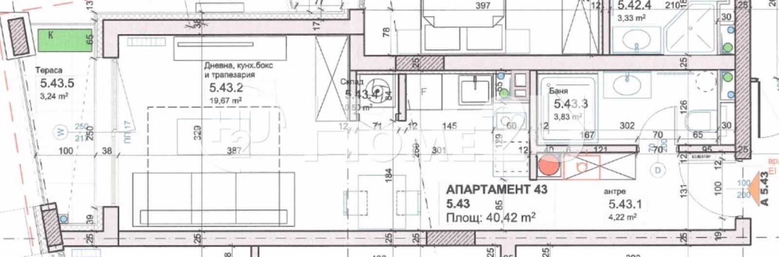 Продава 1-СТАЕН, гр. София, Овча купел, снимка 9 - Апартаменти - 56021625