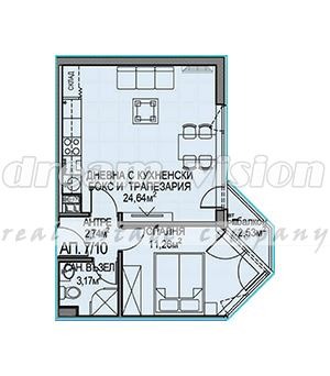 Продава 2-СТАЕН, гр. София, Обеля 2, снимка 3 - Апартаменти - 56022213