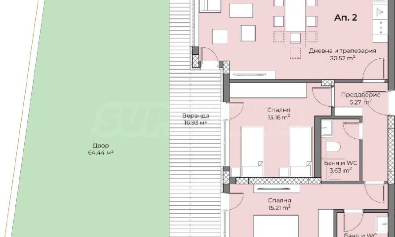 Продава  3-стаен град Пловдив , Беломорски , 95 кв.м | 32729277 - изображение [6]