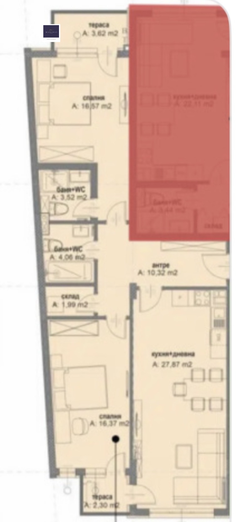 Продава 3-СТАЕН, гр. София, Овча купел, снимка 16 - Апартаменти - 52330483