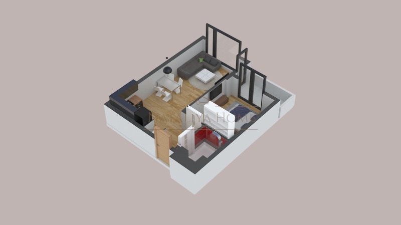 En venta  1 dormitorio Burgas , Izgrev , 65 metros cuadrados | 51702758 - imagen [4]