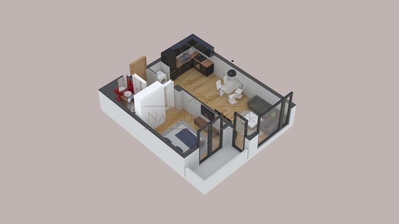 En venta  1 dormitorio Burgas , Izgrev , 65 metros cuadrados | 51702758 - imagen [3]