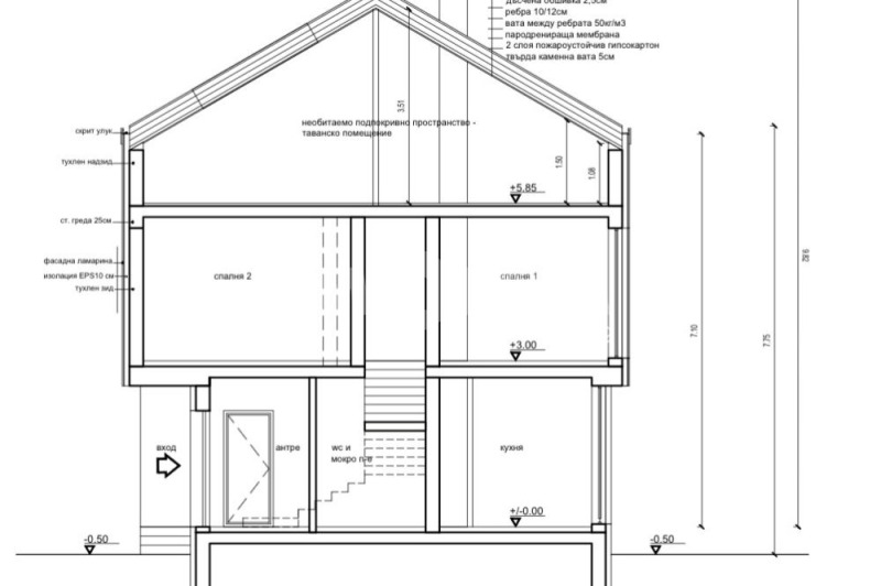 Продава КЪЩА, с. Марково, област Пловдив, снимка 4 - Къщи - 53590158