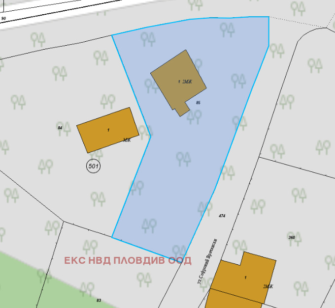 Продава ПАРЦЕЛ, с. Извор, област Пловдив, снимка 2 - Парцели - 54197875