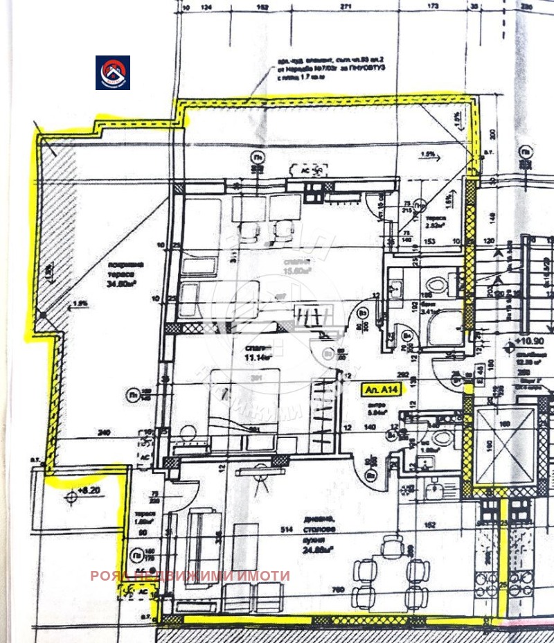 Myytävänä  2 makuuhuonetta Plovdiv , Hristo Smirnenski , 148 neliömetriä | 21349495 - kuva [4]