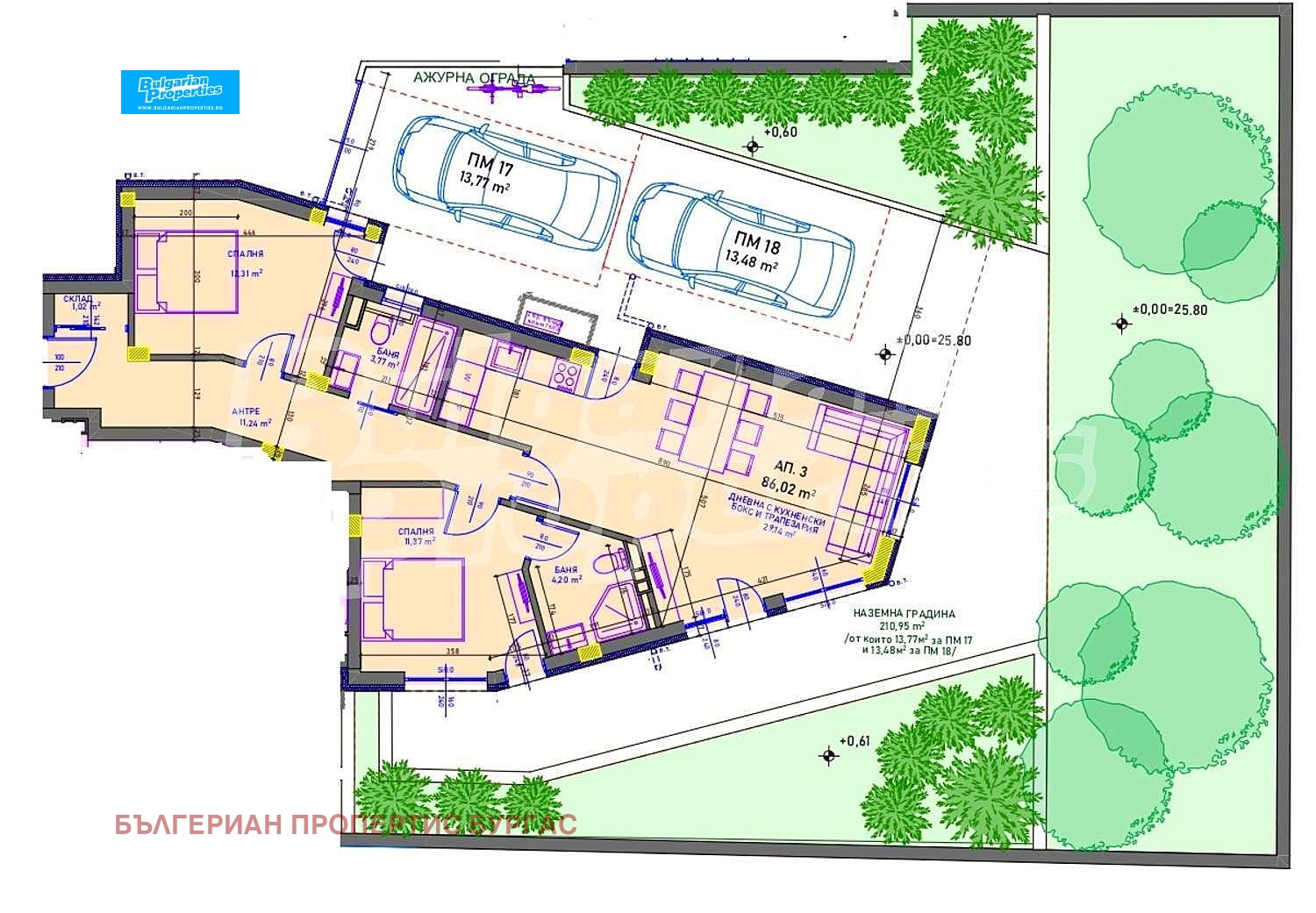 Продава 3-СТАЕН, гр. Бургас, Сарафово, снимка 2 - Апартаменти - 53023168