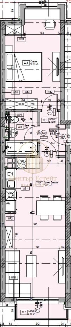 Продава 2-СТАЕН, гр. Плевен, Широк център, снимка 5 - Апартаменти - 54380907