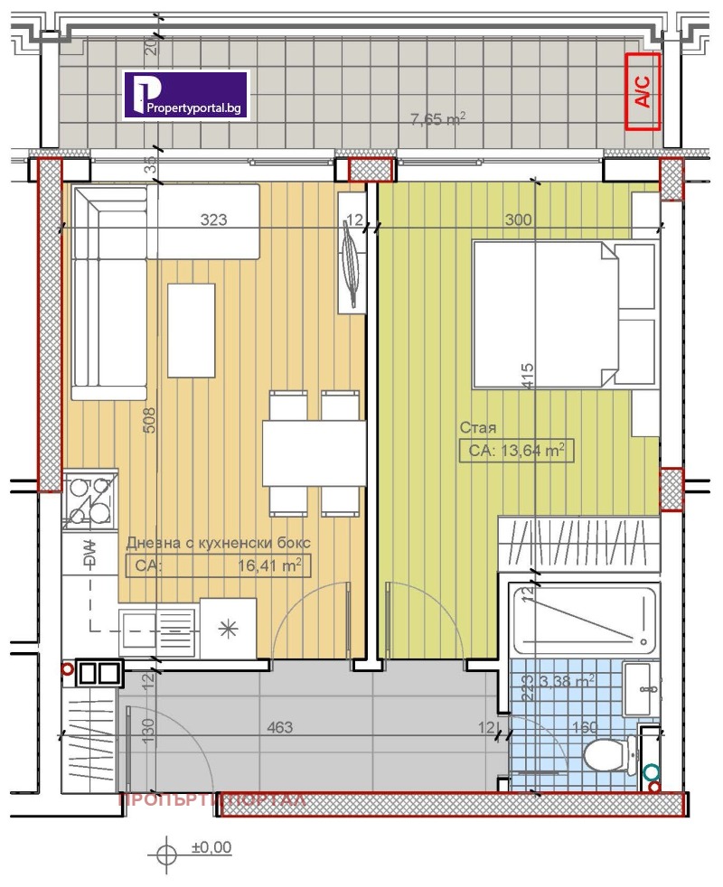 Na prodej  1 ložnice Sofia , Bojana , 65 m2 | 12706262 - obraz [3]