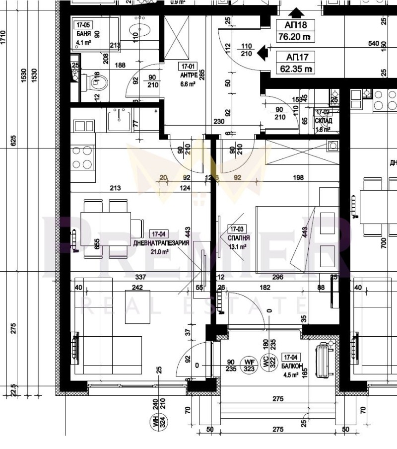 Продава  2-стаен град София , Малинова долина , 76 кв.м | 62195679 - изображение [9]