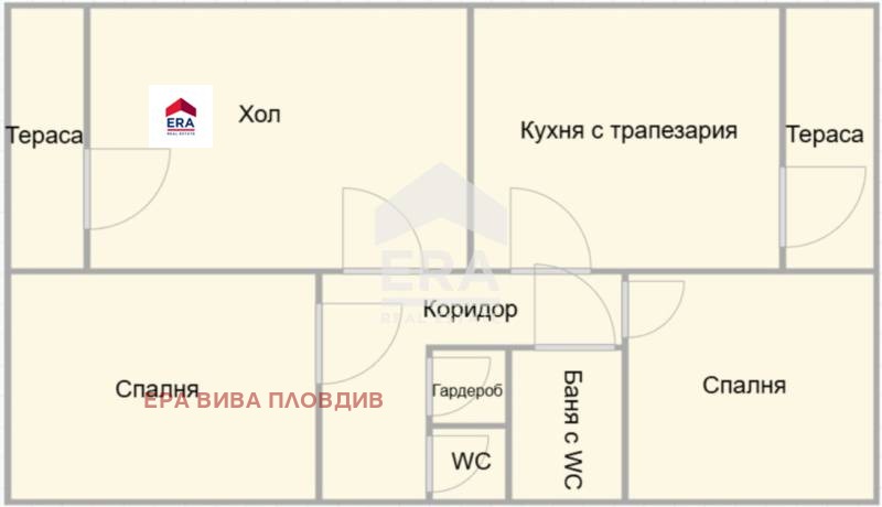 For Sale  2 bedroom Plovdiv , Izgrev , 92 sq.m | 70187103 - image [2]