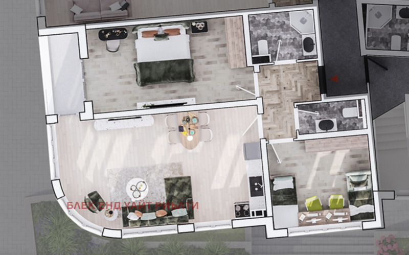 Продава 3-СТАЕН, гр. София, Стрелбище, снимка 2 - Апартаменти - 53420193