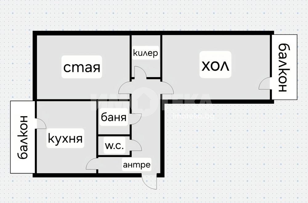 Продава 2-СТАЕН, гр. София, Гоце Делчев, снимка 3 - Апартаменти - 53948289