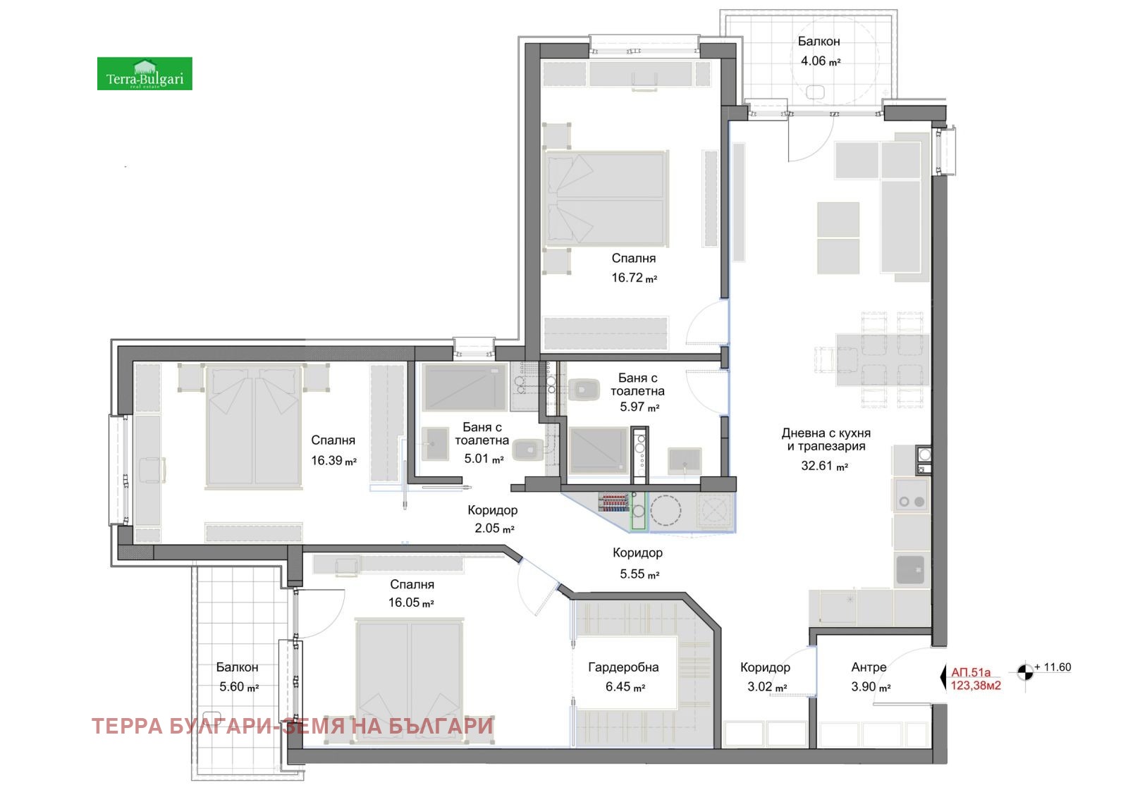 Продава 4-СТАЕН, гр. Перник, Изток, снимка 3 - Апартаменти - 54284391