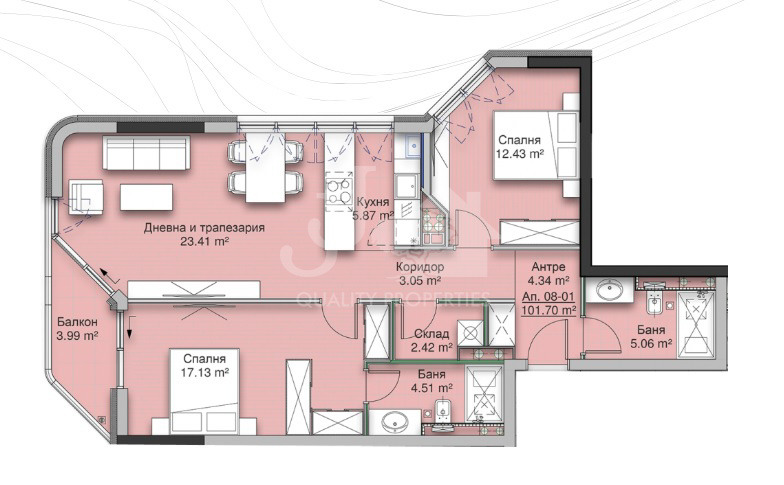 De vânzare  2 dormitoare Sofia , Crâstova vada , 124 mp | 28689348 - imagine [12]