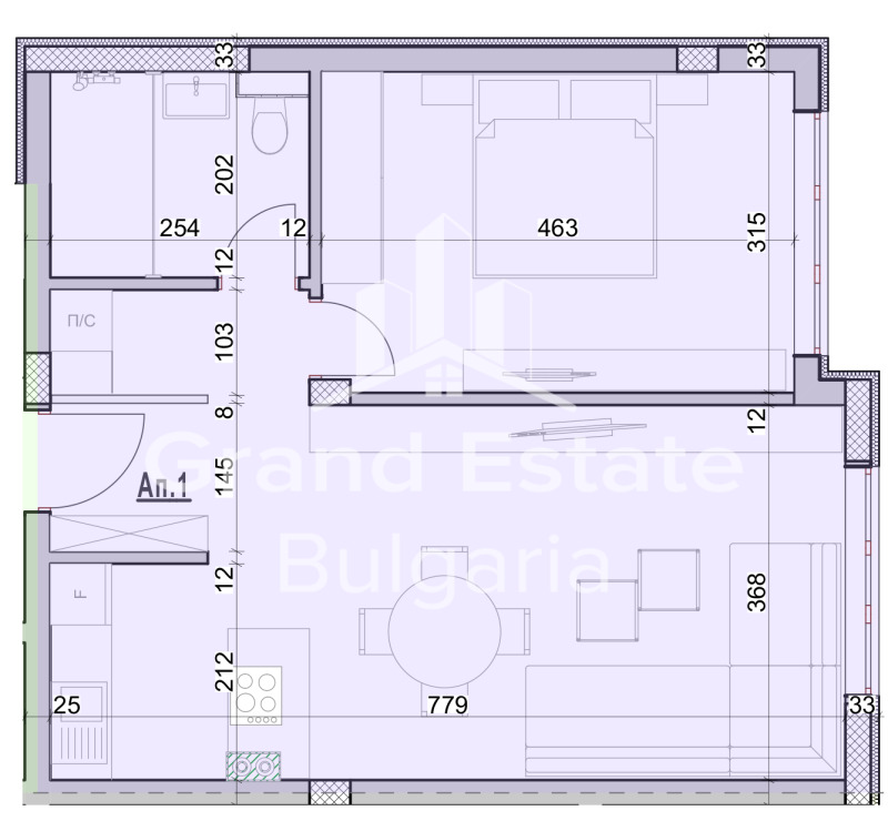 Na sprzedaż  1 sypialnia Warna , Galata , 65 mkw | 52174922 - obraz [2]