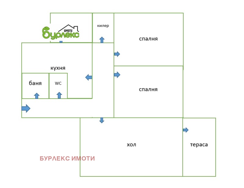 In vendita  2 camere da letto Varna , Levski 1 , 86 mq | 89824041 - Immagine [2]