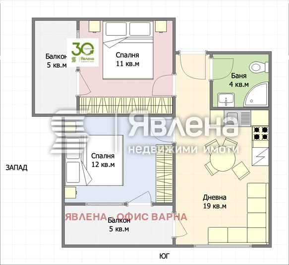 Продава 3-СТАЕН, гр. Варна, Бриз, снимка 2 - Апартаменти - 52807526
