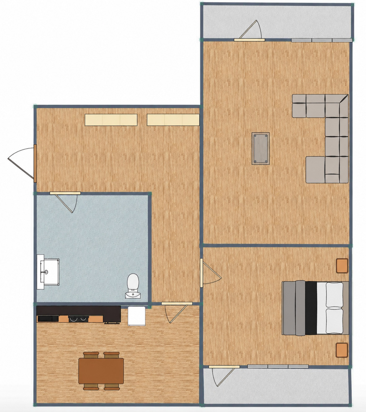 Продава 2-СТАЕН, гр. Враца, Металург, снимка 8 - Апартаменти - 55170576