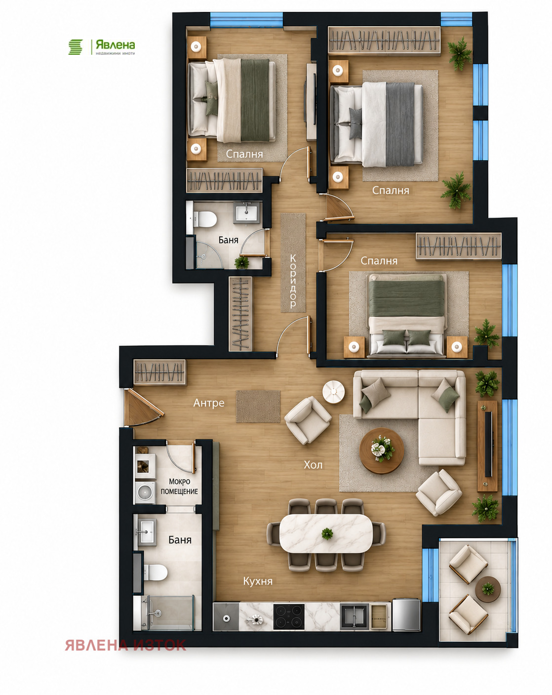 Продава 4-СТАЕН, гр. София, Дружба 2, снимка 4 - Апартаменти - 55750816