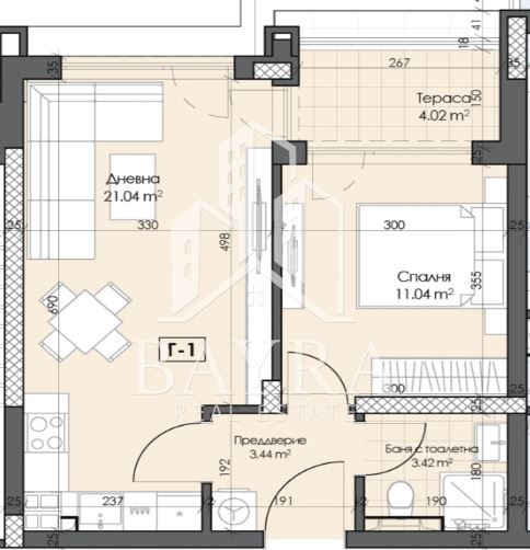 In vendita  1 camera da letto Plovdiv , Gagarin , 62 mq | 27476198 - Immagine [4]