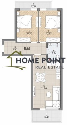 Продава  3-стаен град Варна , к.к. Чайка , 78 кв.м | 20545808 - изображение [3]