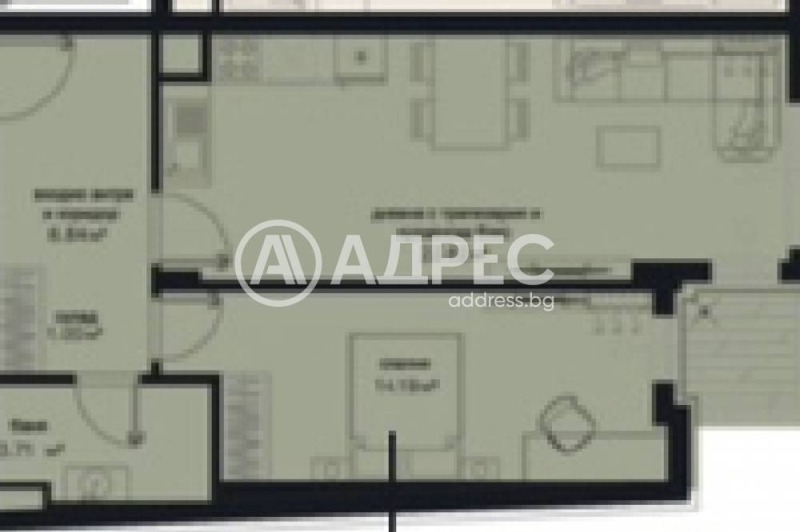 À venda  1 quarto Sofia , Centar , 71 m² | 87994399