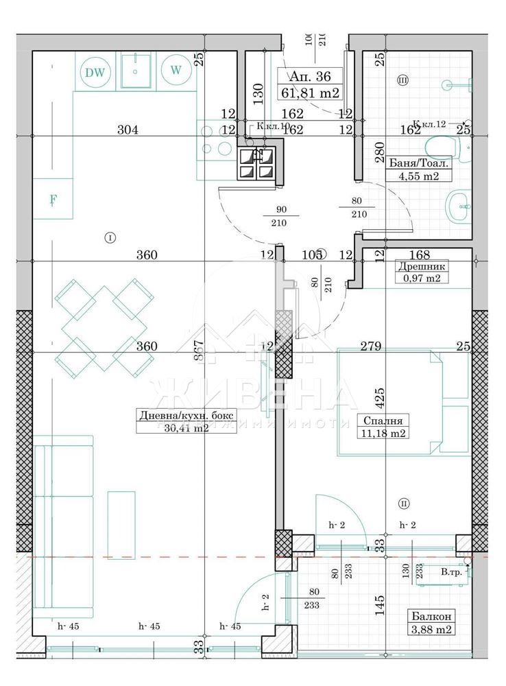 Продава 2-СТАЕН, гр. Варна, Левски 1, снимка 7 - Апартаменти - 55588502