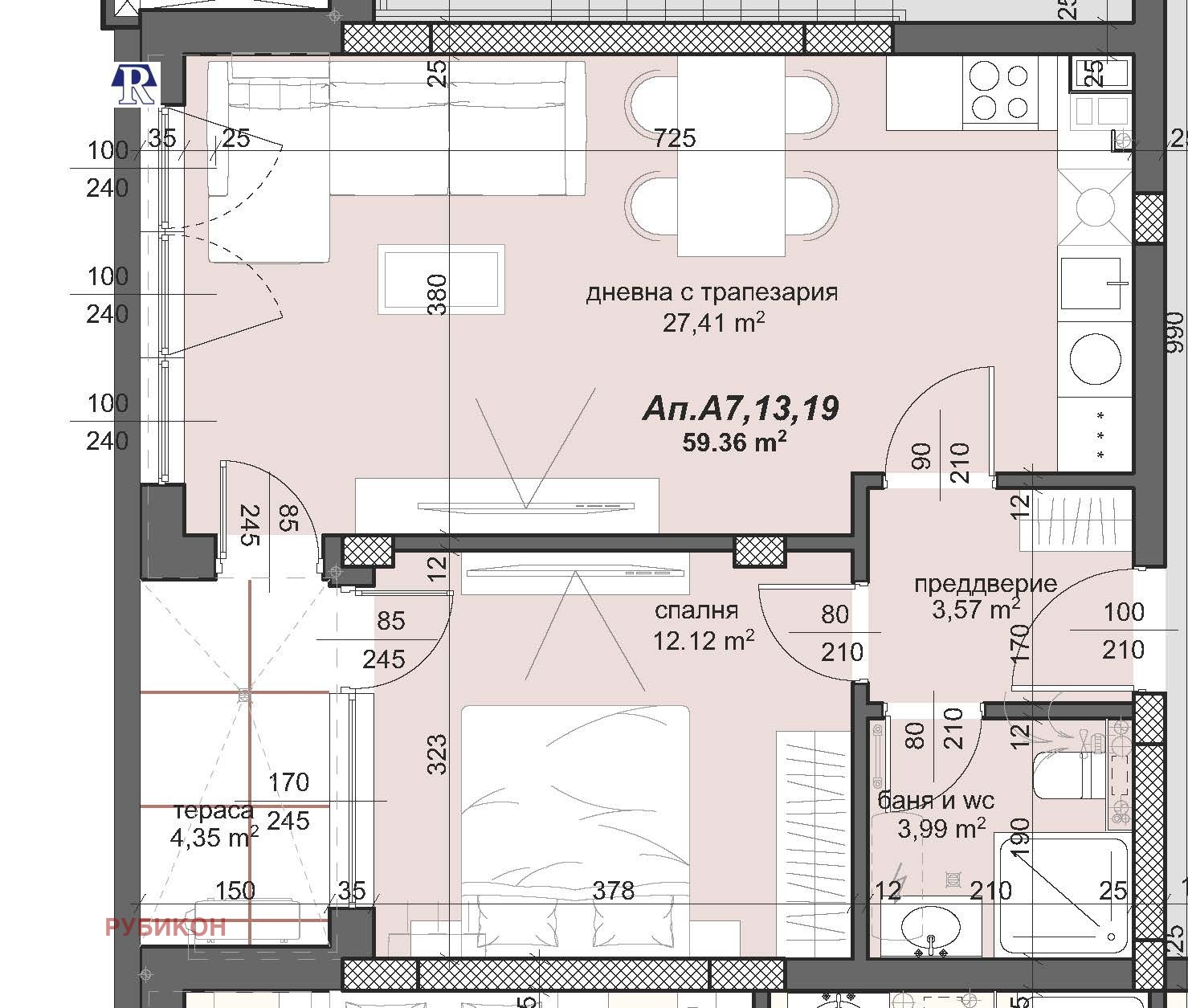 Продава 2-СТАЕН, гр. Пловдив, Тракия, снимка 2 - Апартаменти - 45340728