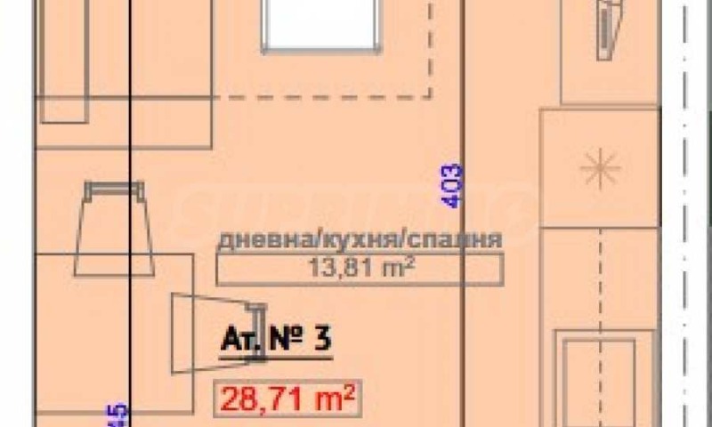 Til salg  Studie region Burgas , Primorsko , 35 kvm | 49163382 - billede [2]