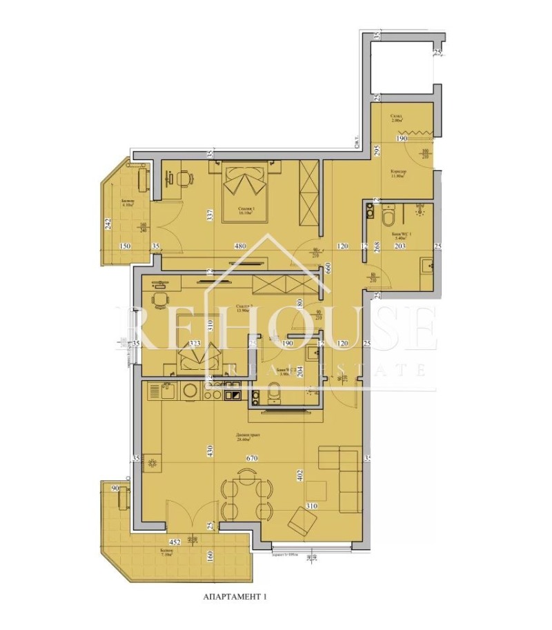 Продава 3-СТАЕН, гр. Варна, Цветен квартал, снимка 9 - Апартаменти - 53074548