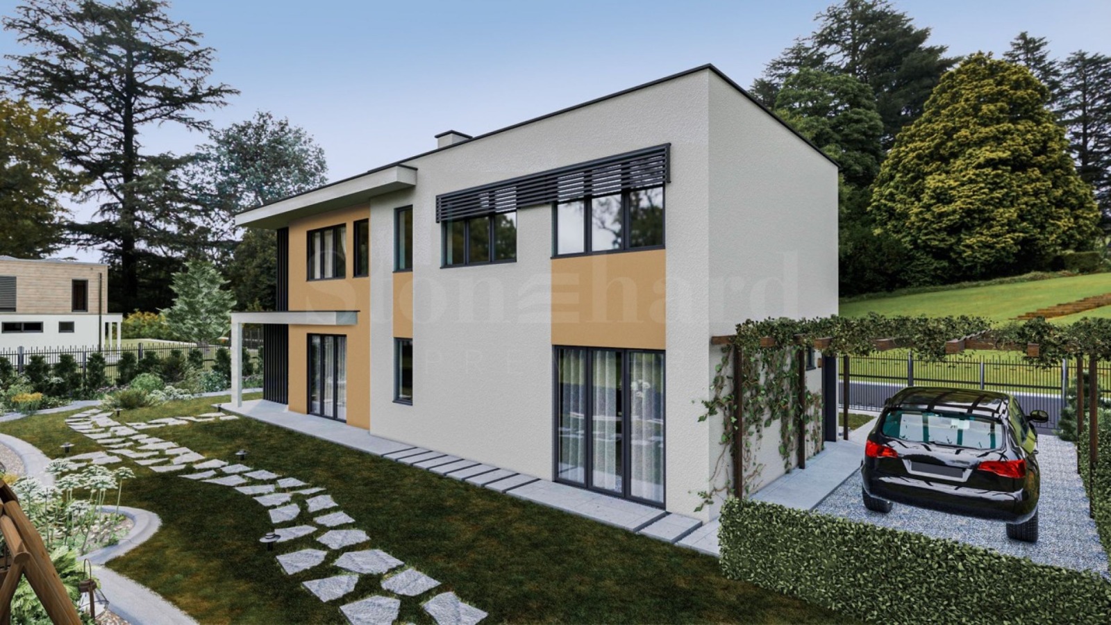 Продава КЪЩА, гр. София, гр. Банкя, снимка 2 - Къщи - 54376467