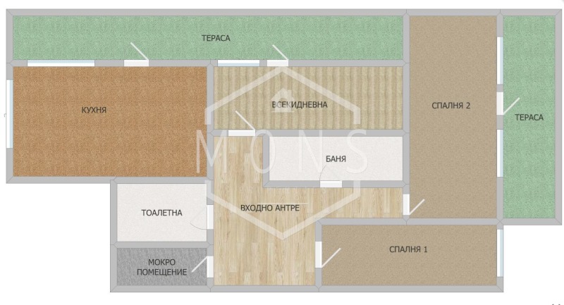 Продава МНОГОСТАЕН в област Велико Търново, гр. Горна Оряховица - 105 кв.м / 69 800 € » 136 516.93 лв., МОНС ПРОПЪРТИС
