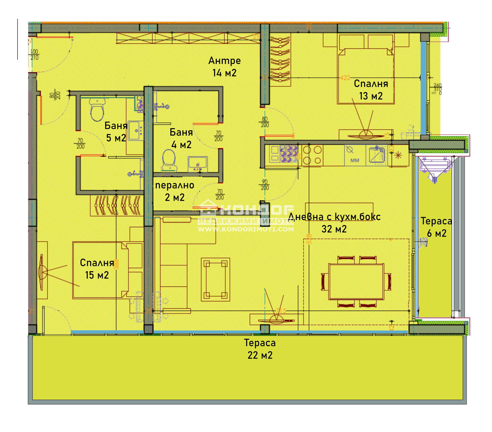 Продава 3-СТАЕН, гр. Пловдив, Тракия, снимка 5 - Апартаменти - 49953660
