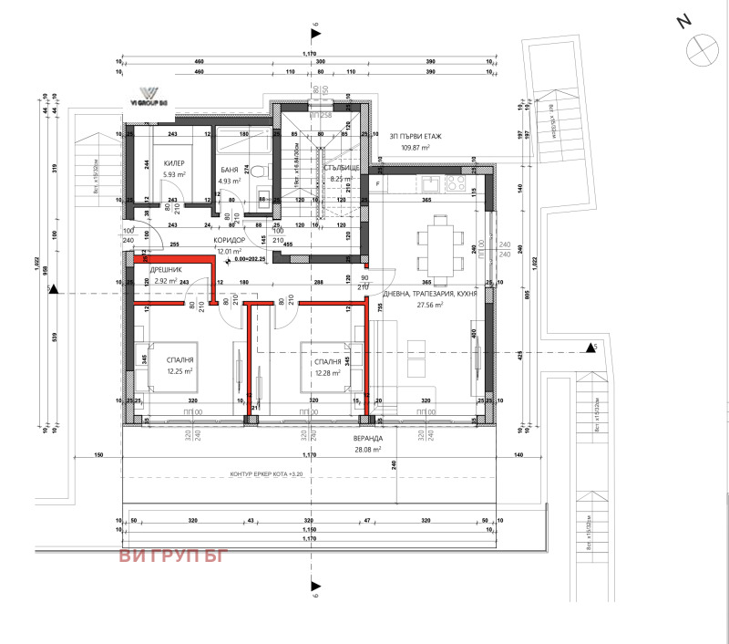 In vendita  3 camere da letto Varna , m-t Sotira , 130 mq | 32035019 - Immagine [4]