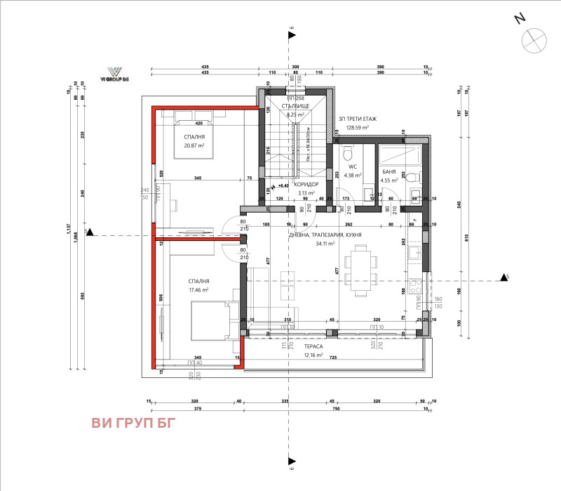 In vendita  3 camere da letto Varna , m-t Sotira , 130 mq | 32035019 - Immagine [2]