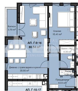 En venta  1 dormitorio Plovdiv , Jristo Smirnenski , 102 metros cuadrados | 88062382 - imagen [2]