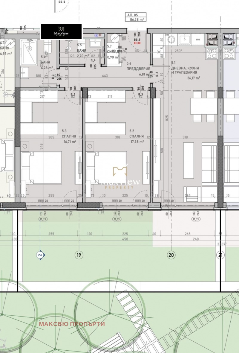 Na prodej  2 ložnice Sofia , Malinova dolina , 103 m2 | 37055440 - obraz [7]