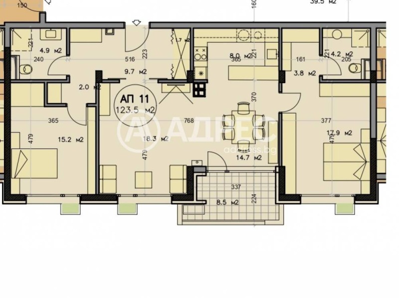 Продава 3-СТАЕН, гр. София, Горна баня, снимка 3 - Апартаменти - 53393023