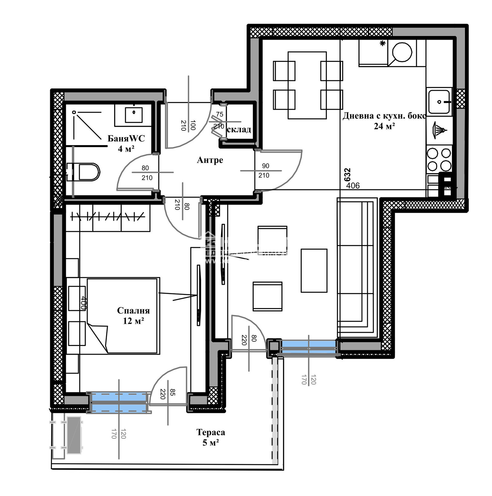 Продава 2-СТАЕН, гр. Пловдив, Въстанически, снимка 2 - Апартаменти - 49955798
