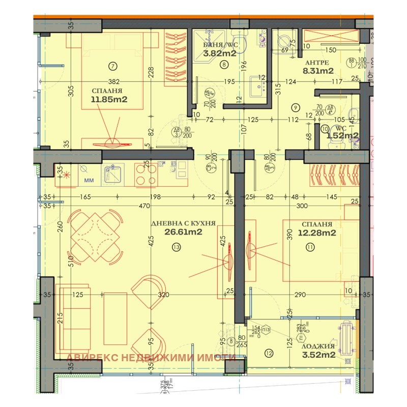 Te koop  2 slaapkamers Plovdiv , Trakija , 99 m² | 23932584 - afbeelding [2]