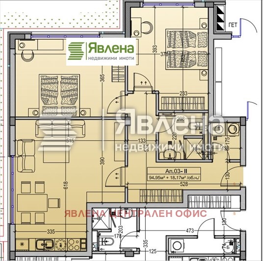 In vendita  2 camere da letto Sofia , Dragalevtsi , 113 mq | 39820187 - Immagine [9]