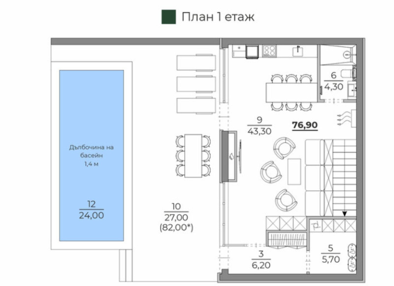 Продается  Дом Варна , м-т Ален мак , 186 кв.м | 43030711 - изображение [5]