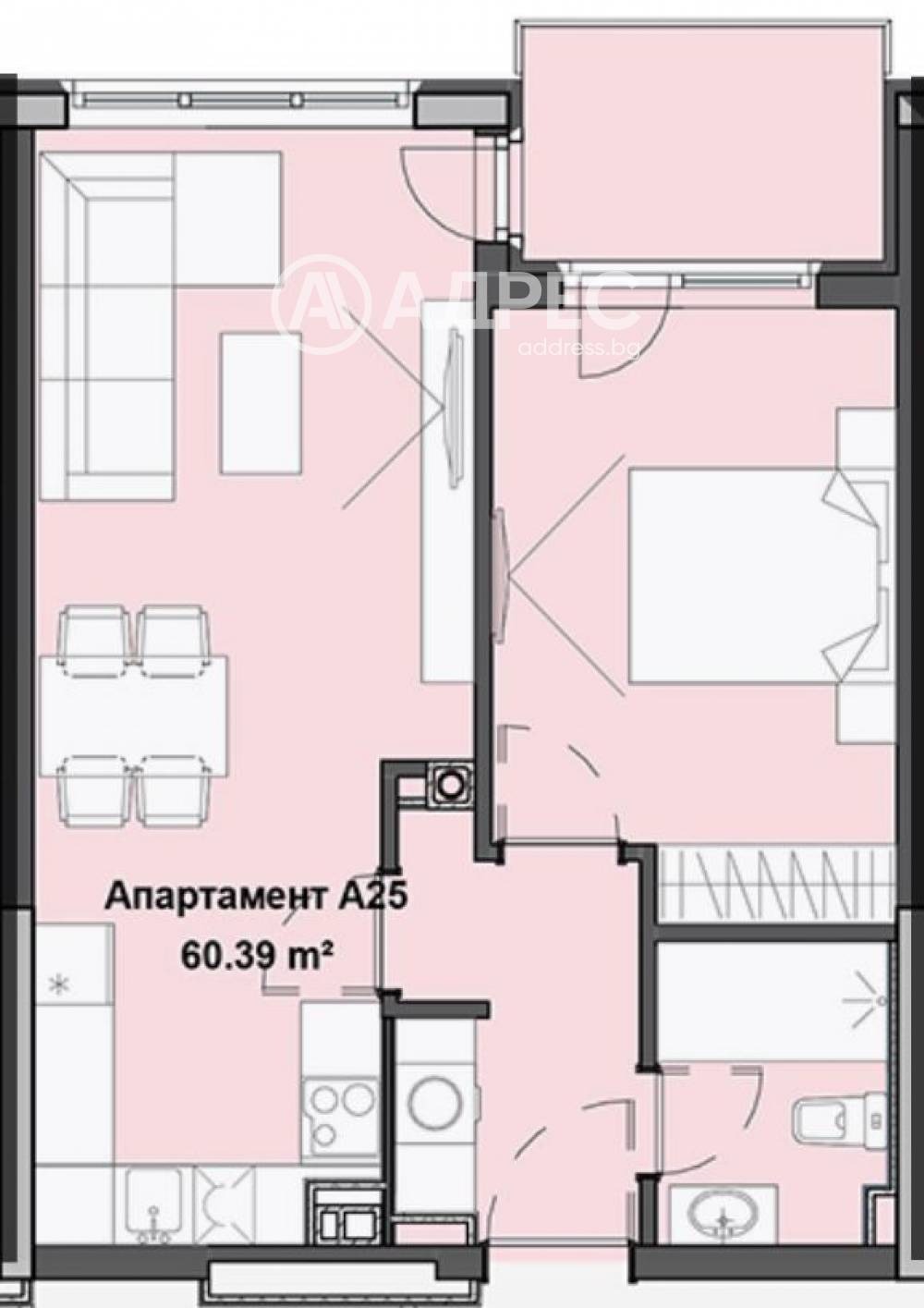 Продава 2-СТАЕН, гр. София, Кръстова вада, снимка 4 - Апартаменти - 54604763