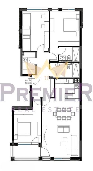 Продава 4-СТАЕН, гр. Варна, Бриз, снимка 2 - Апартаменти - 53199444