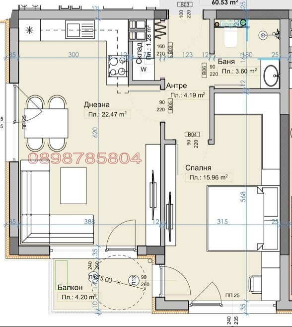 Продава 2-СТАЕН, с. Марково, област Пловдив, снимка 10 - Апартаменти - 53185033