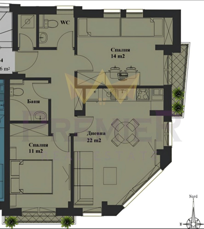 Продава 2-СТАЕН, гр. София, Банишора