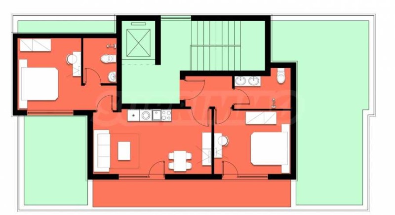 Продава 3-СТАЕН, гр. Свети Влас, област Бургас, снимка 5 - Апартаменти - 52873389